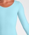 Body con Manica Lunga in Cotone