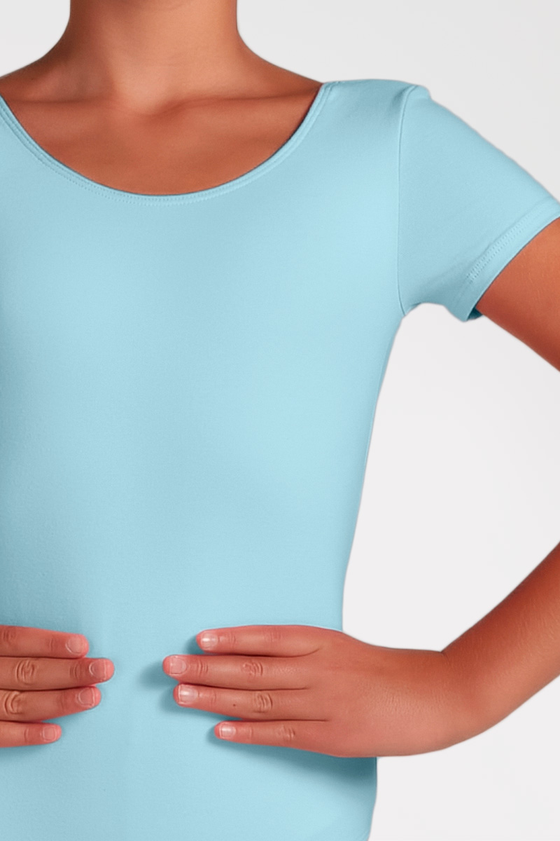 Body con Manica Corta in Cotone