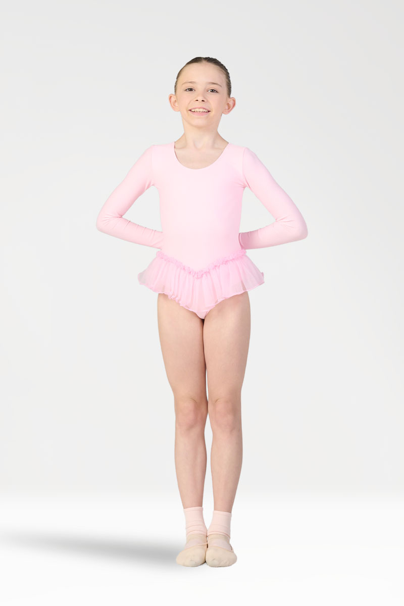 Long Sleeve Leotard with Skirt