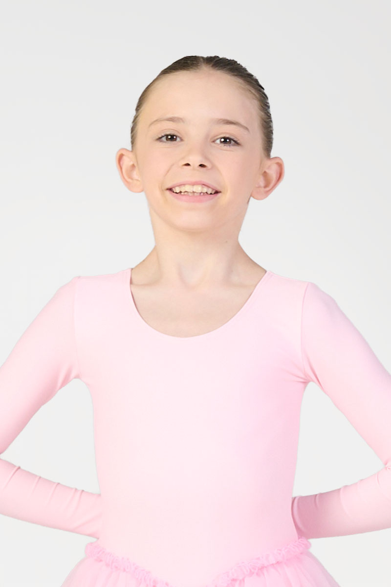 Long Sleeve Leotard with Skirt