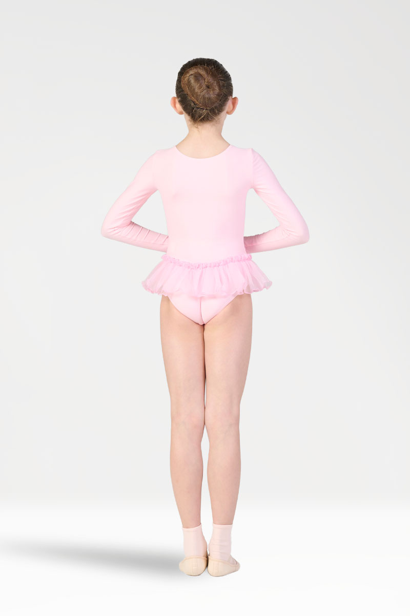 Long Sleeve Leotard with Skirt