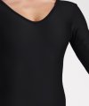 Body con Manica Lunga e Scollo a V