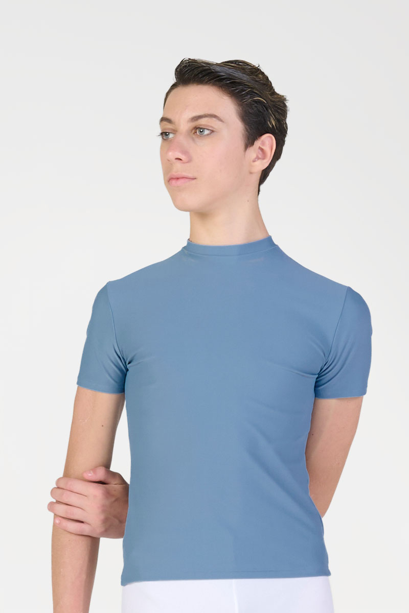 Maglia con Manica Corta e Pistagna da Uomo