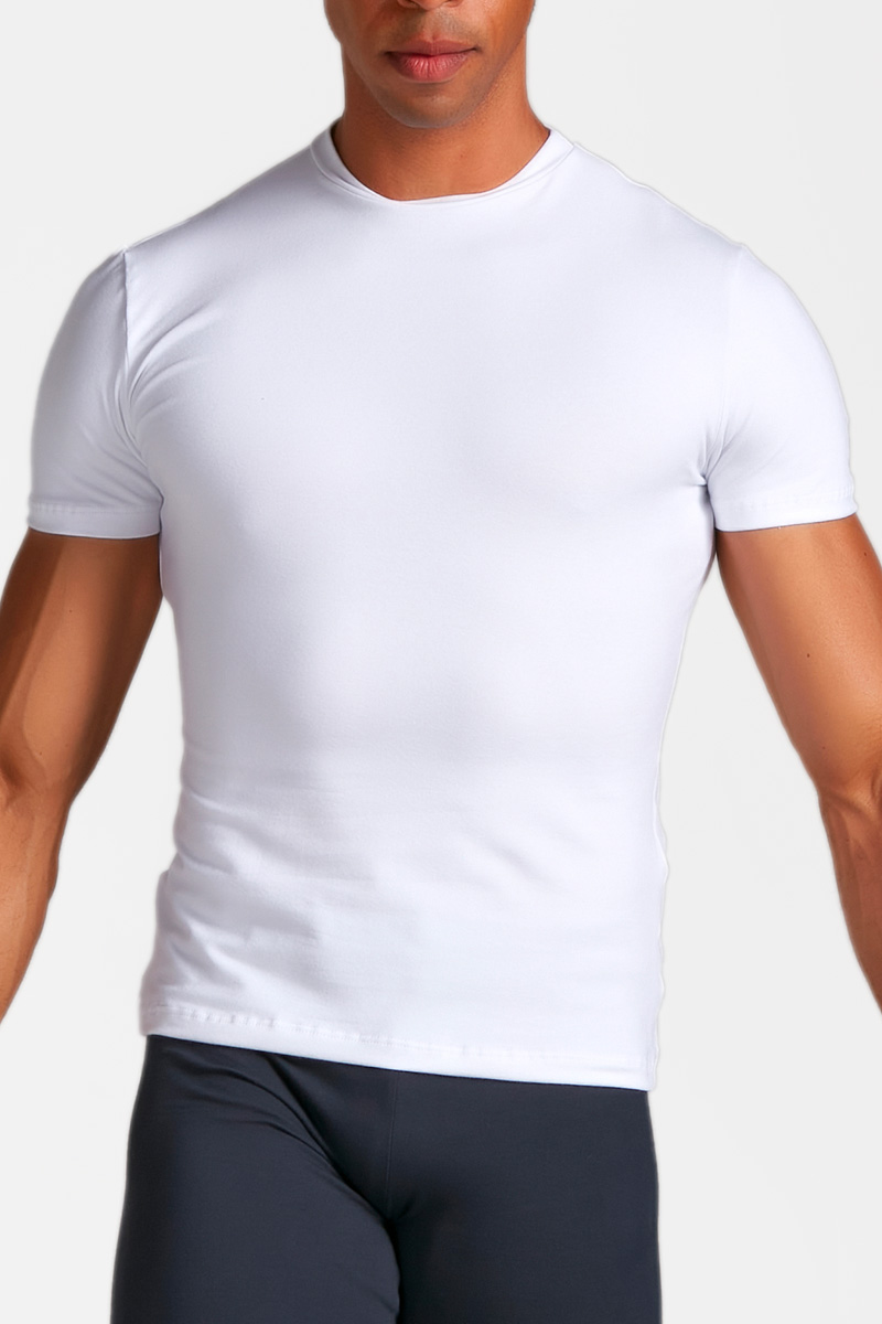 Maglia con Manica Corta e Pistagna da Uomo