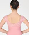 Short Sleeves Leotard with Curl