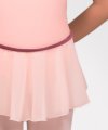 Leotard with Skirt and Square Neckline