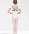 Leotard with Velvet Trims