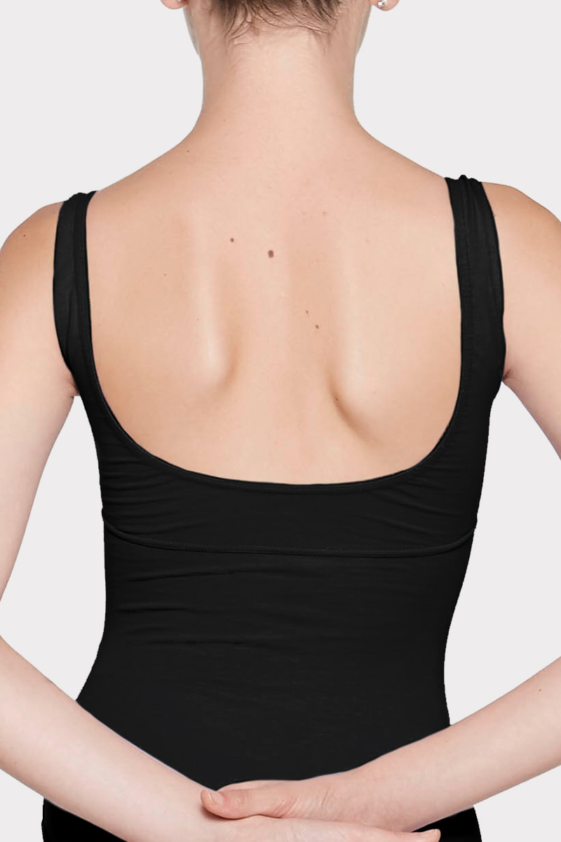 Body Canotta in Cotone con Arricciatura