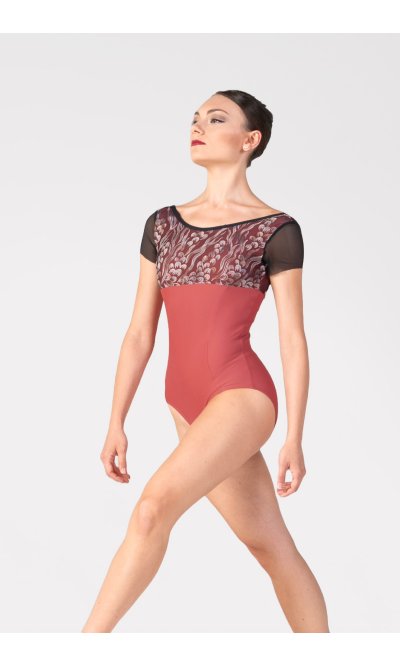 Body con Manica Corta e Scollo a Barca