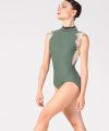 1/4 Sleeve Leotard with Neckband
