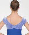 Short Sleeve Leotard in Velvet