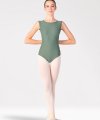 Sleveless Leotard with Back Opening