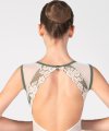 Sleveless Leotard with Back Opening