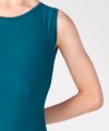 Sleveless Leotard with Back Opening