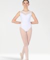 Tank Leotard with Lace Inserts