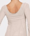 Vestito Mezza Coscia con Manica Svasata