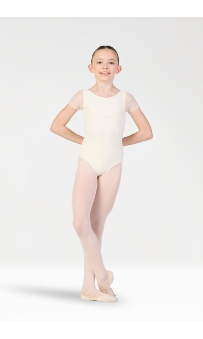 Body con Manica in Rete e Scollo a Barca Body con Manica in Rete e Scollo a Barca