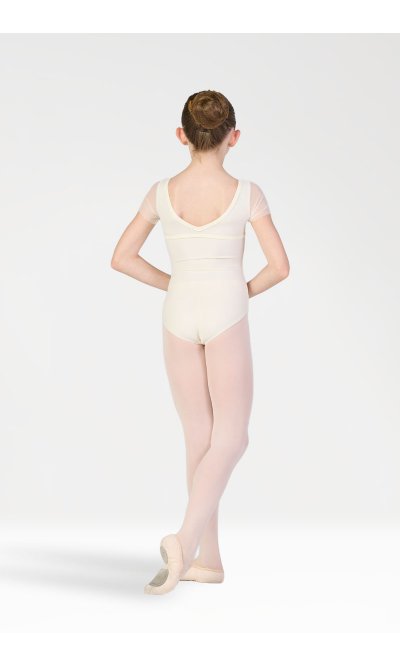 Body con Manica in Rete e Scollo a Barca Body con Manica in Rete e Scollo a Barca