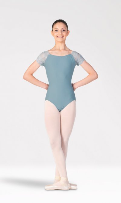 Body con Manica Corta in Pizzo