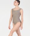 Body Canotta con Scollo Quadrato