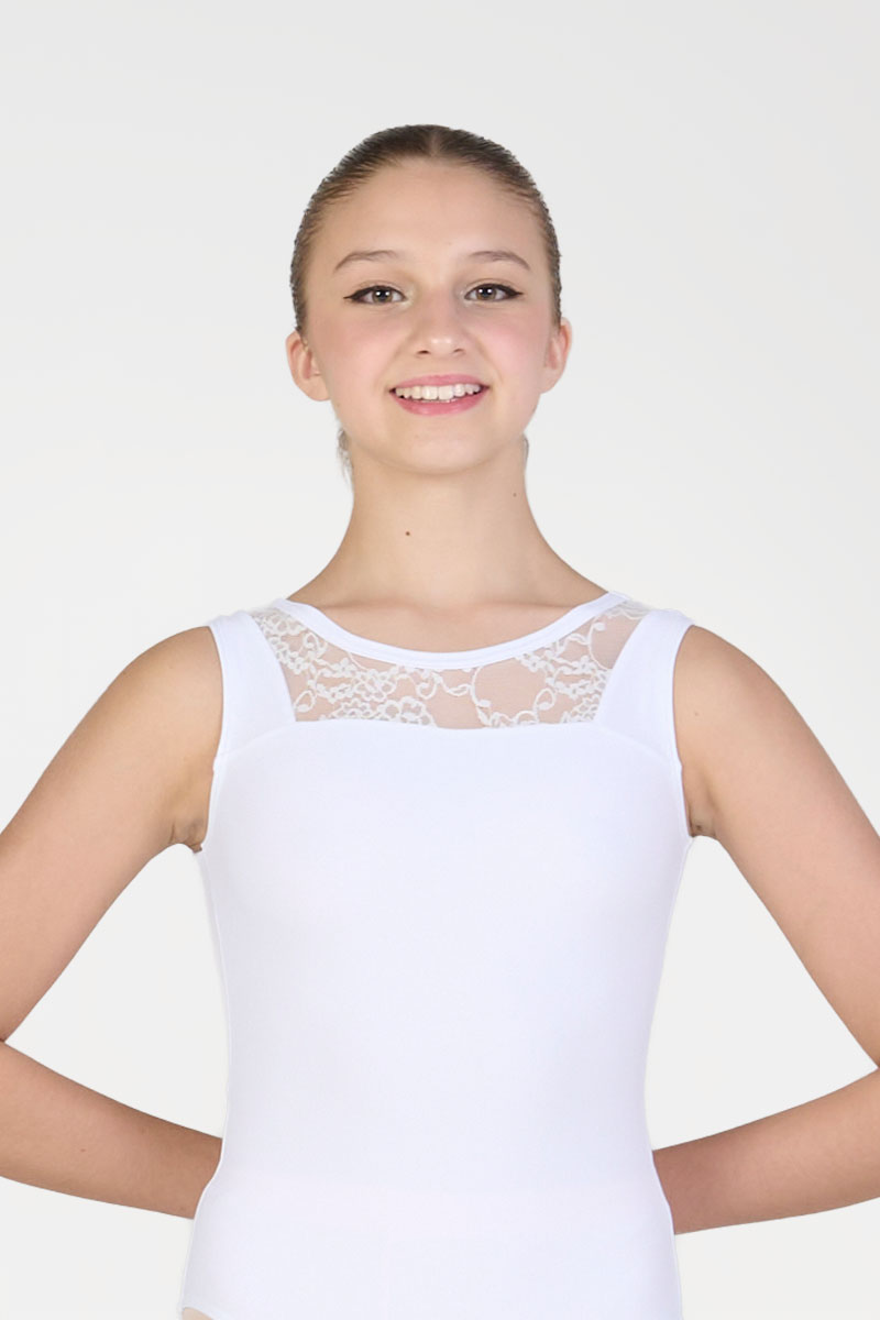 Body Canotta con Inserti in Pizzo Body Canotta con Inserti in Pizzo