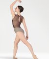 Body a Giro Manica con Inserti in Rete