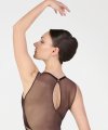 Body a Giro Manica con Inserti in Rete