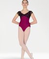 Body con Manica Corta e Inserti in Rete