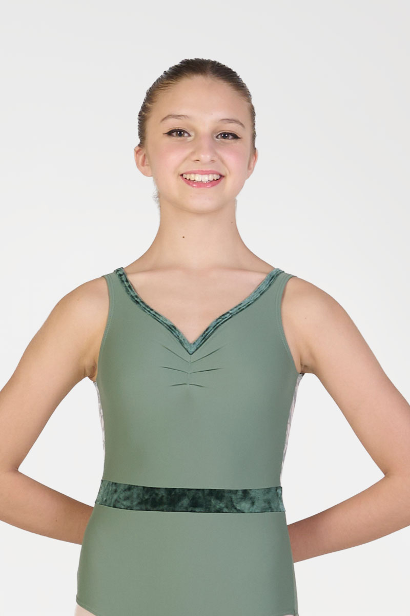 Body Canotta con Arricciatura e Inserti