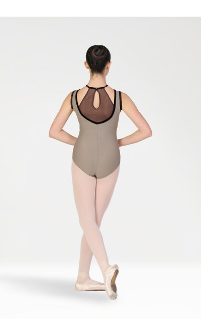 Body Canotta con Bordi in Velluto