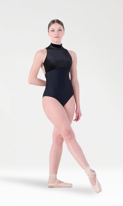 Body con Scollo all'Americana e Inserto in Rete