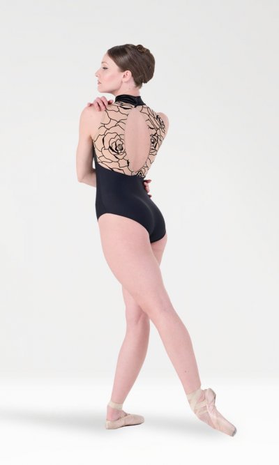 Body con Scollo all'Americana e Inserto in Rete
