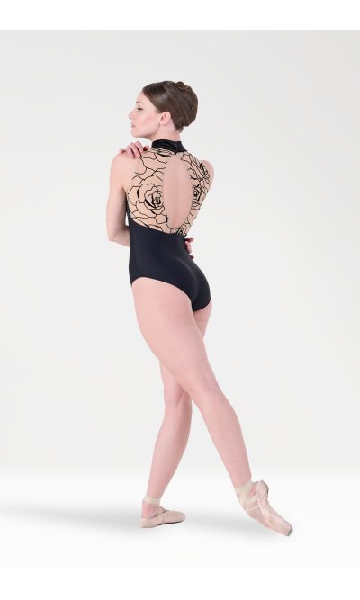 Body con Scollo all'Americana e Inserto in Rete
