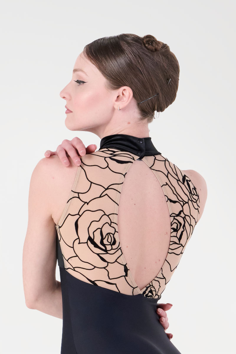 Body con Scollo all'Americana e Inserto in Rete