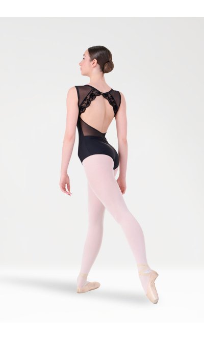 Body a Giro Manica con Inserto in Pizzo