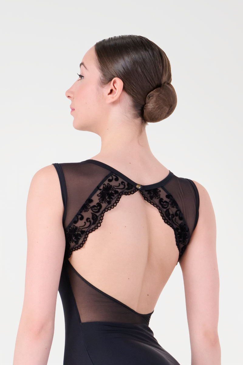 Body a Giro Manica con Inserto in Pizzo