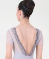 Body con Manica Corta e Inserto in Pizzo