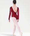 Body con Manica Lunga e Inserto in Pizzo