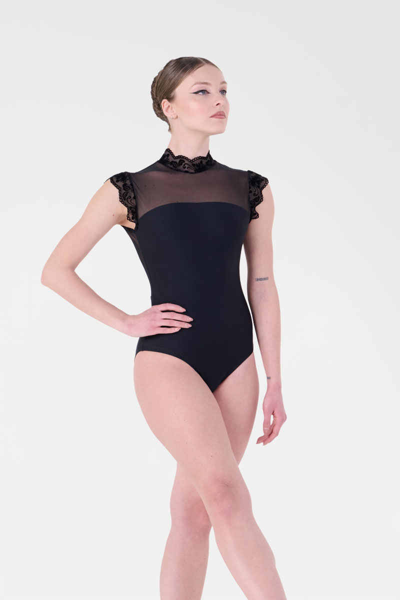 Body con Manica ad Aletta
