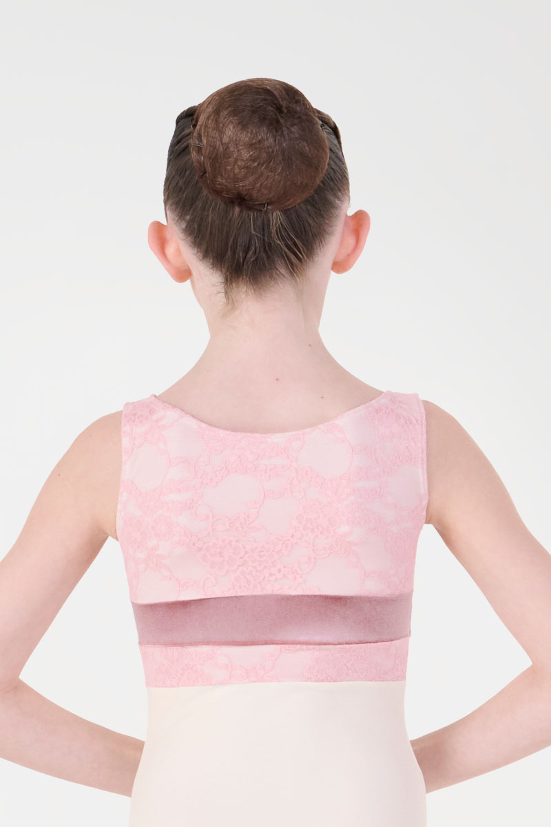 Body Canotta con Inserti in Pizzo