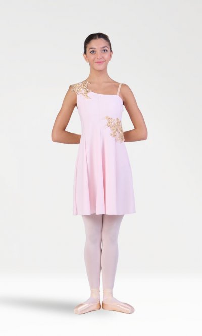 Vestito con Manica Asimmetrica
