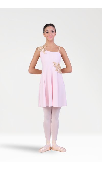 Vestito con Manica Asimmetrica