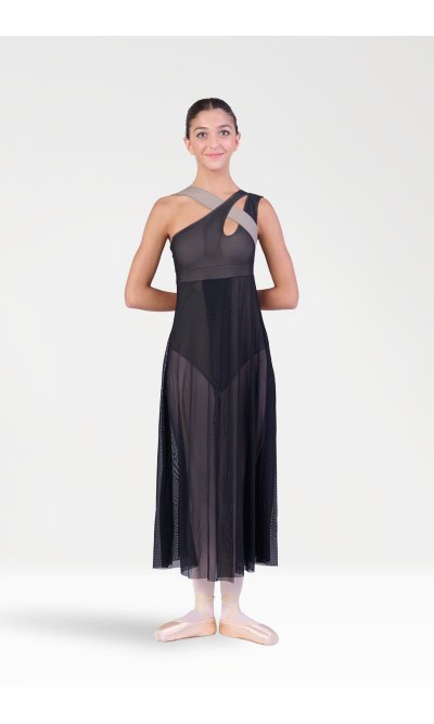 Body Asimmetrico con Gonna Mezzo Romantico