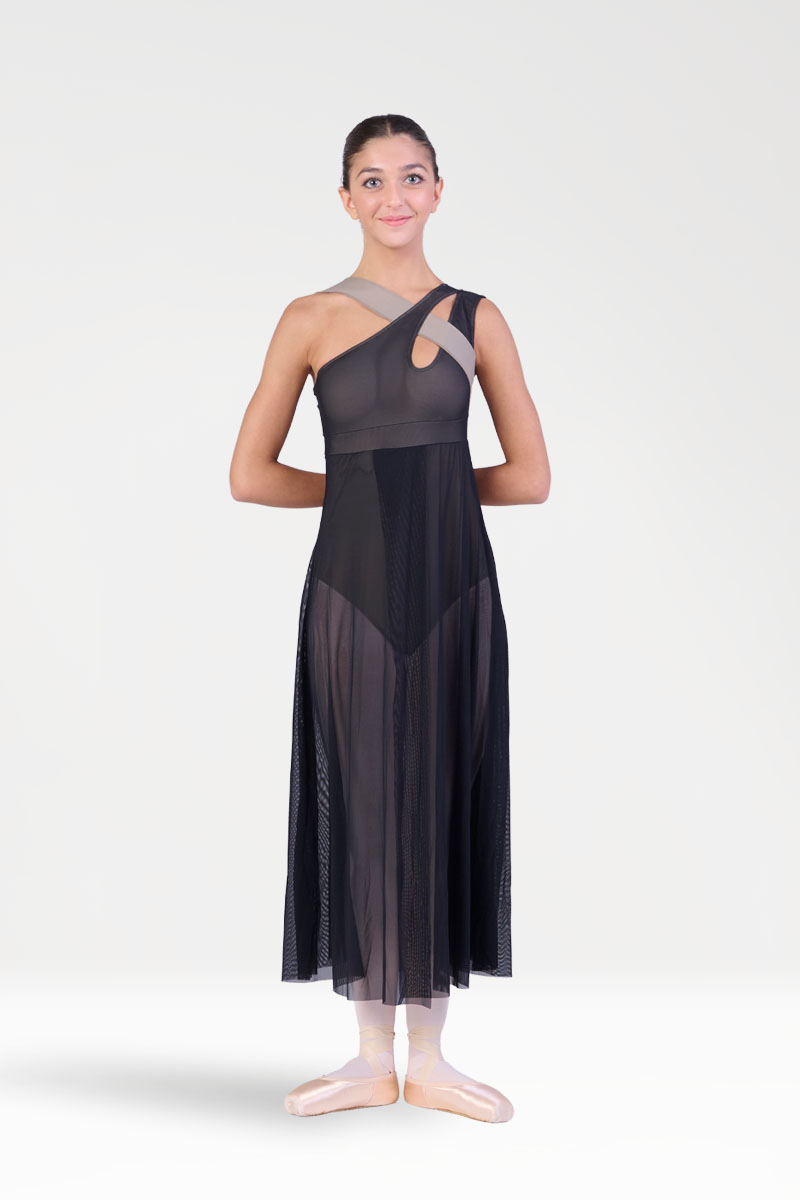 Body Asimmetrico con Gonna Mezzo Romantico