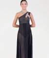 Body Asimmetrico con Gonna Mezzo Romantico