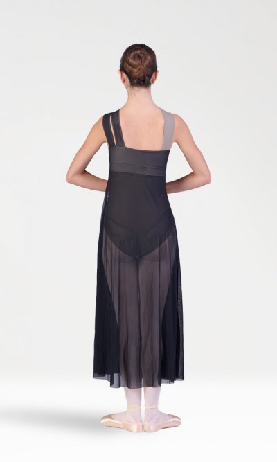 Body Asimmetrico con Gonna Mezzo Romantico