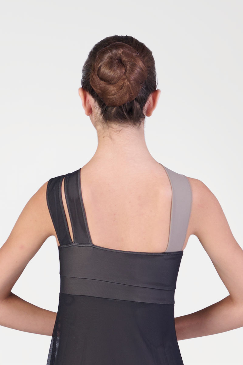 Body Asimmetrico con Gonna Mezzo Romantico