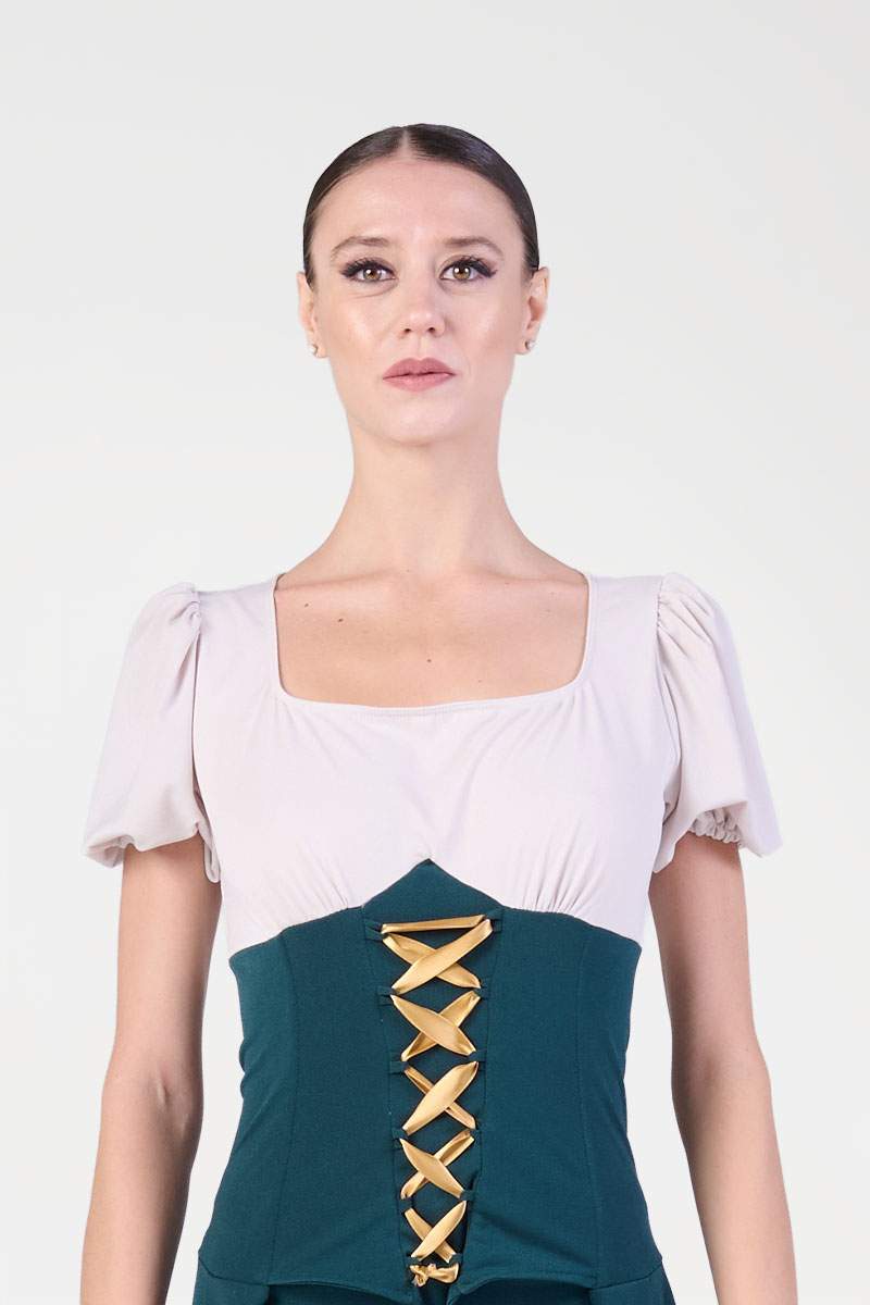 Vestito con Mezza Gonna