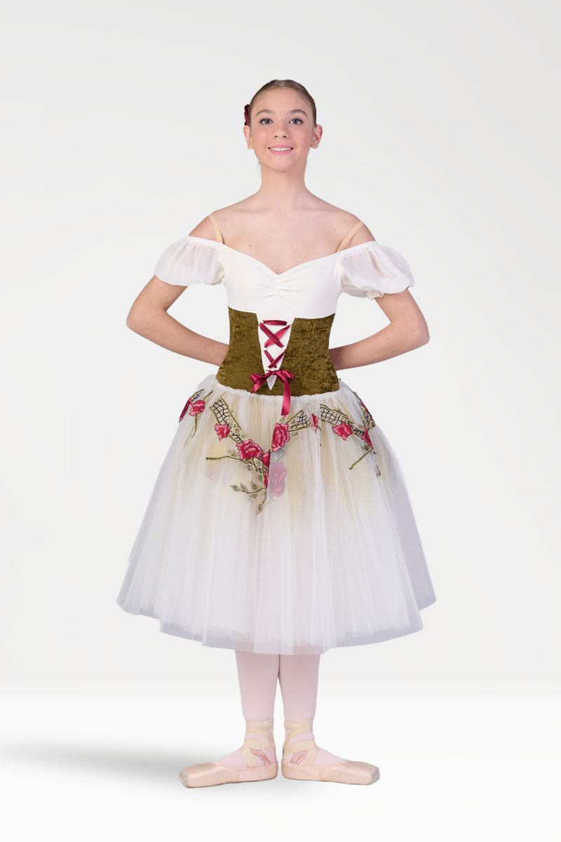 Tutù Degas con Applicazione Fiorata