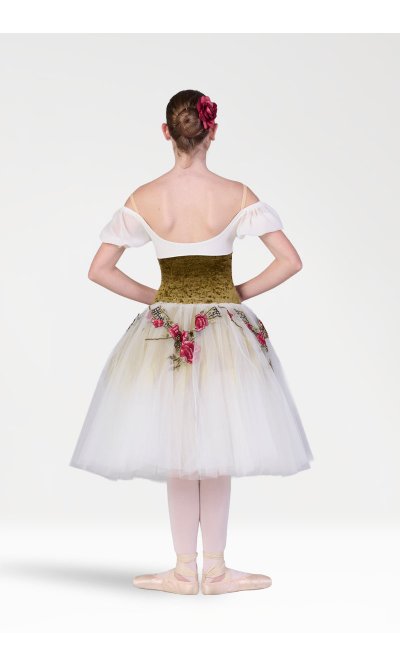 Tutù Degas con Applicazione Fiorata